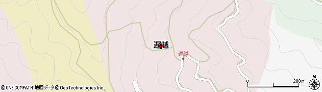 高知県仁淀川町（吾川郡）遅越周辺の地図