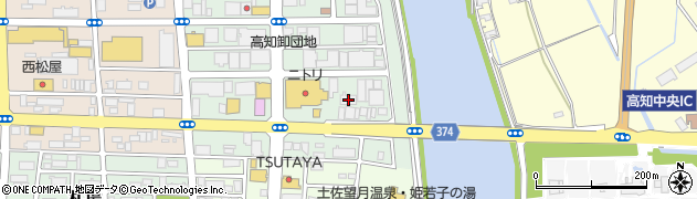 花王販売高知支店周辺の地図
