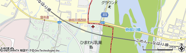 高知県南国市物部258周辺の地図