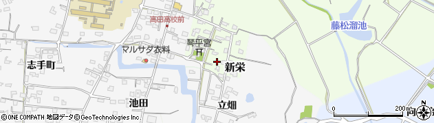 大分県豊後高田市新栄184周辺の地図