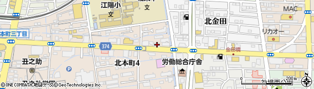 ミサワホーム四国株式会社　高知支店周辺の地図