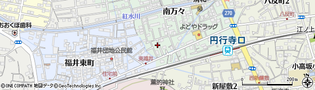 高知県高知市南万々72周辺の地図
