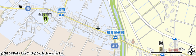 福岡県嘉麻市飯田20周辺の地図