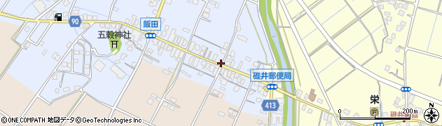 福岡県嘉麻市飯田48周辺の地図