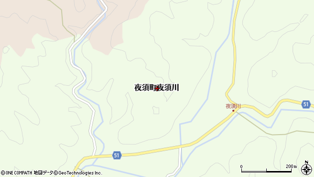 〒781-5611 高知県香南市夜須町夜須川の地図