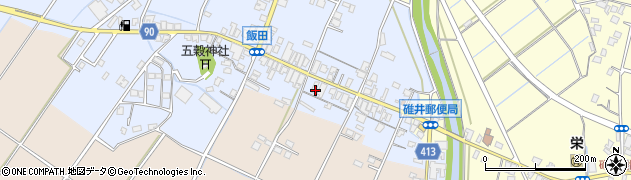 福岡県嘉麻市飯田38周辺の地図