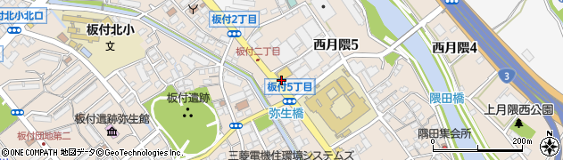 九州三菱板付店・クリーンカー板付周辺の地図