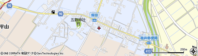福岡県嘉麻市飯田195周辺の地図