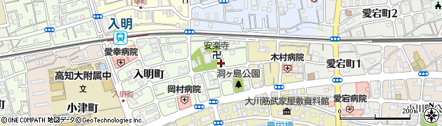 高知県高知市洞ヶ島町周辺の地図