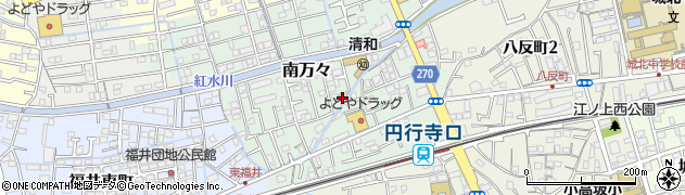 高知県高知市南万々周辺の地図