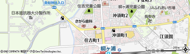 大分県宇佐市住吉町周辺の地図