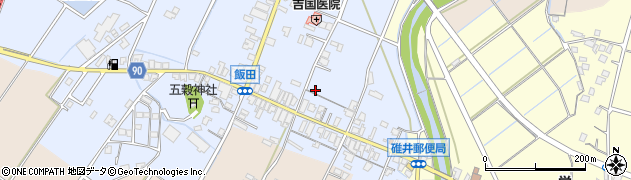 福岡県嘉麻市飯田63周辺の地図