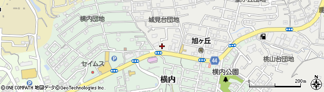 味千拉麺高知横内店周辺の地図