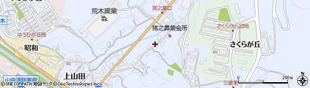 福岡県嘉麻市猪之鼻1041周辺の地図