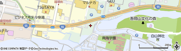 ニコニコレンタカー高知後免店周辺の地図