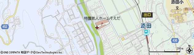 福岡県田川郡添田町添田1147-4周辺の地図