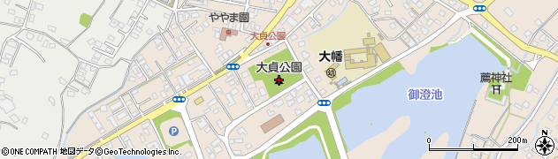 大貞公園周辺の地図