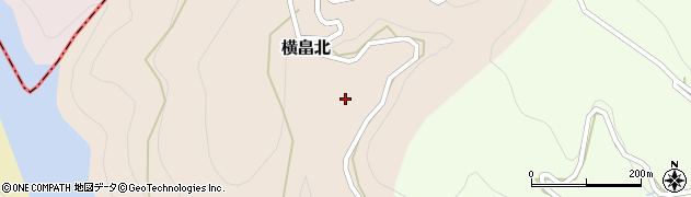 高知県高岡郡越知町横畠北周辺の地図