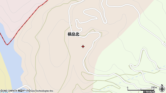 〒781-1315 高知県高岡郡越知町横畠北の地図