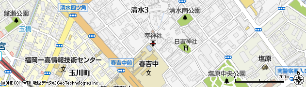 塞神社周辺の地図