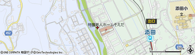 福岡県田川郡添田町添田1147周辺の地図