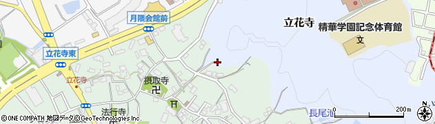 立花寺公園周辺の地図