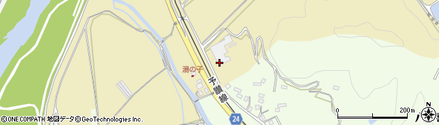 愛媛県大洲市米津甲周辺の地図