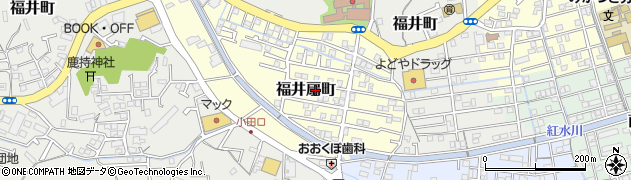 高知県高知市福井扇町周辺の地図