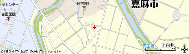福岡県嘉麻市上臼井1303周辺の地図