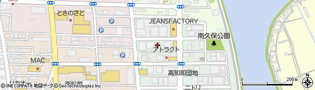 高知県高知市南久保14周辺の地図