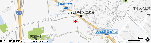 大分県中津市犬丸1454-1周辺の地図