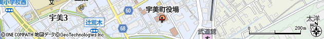 福岡県糟屋郡宇美町周辺の地図