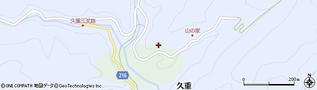 高知県芸西村（安芸郡）久重甲周辺の地図