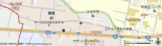高知県南国市明見周辺の地図