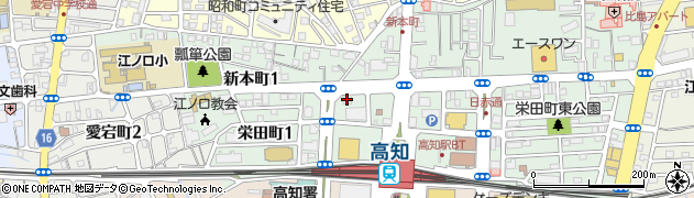 株式会社アメニティーハウス　高知店周辺の地図
