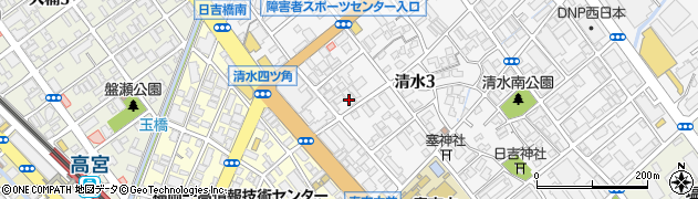 福岡金文堂　外商部周辺の地図