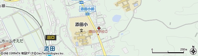 福岡県田川郡添田町添田1343周辺の地図