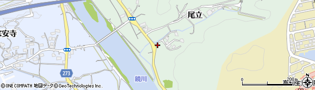 高知県高知市尾立389周辺の地図