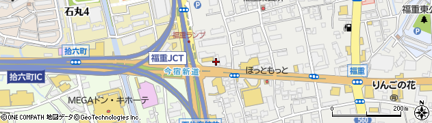 自遊空間 福岡福重店周辺の地図