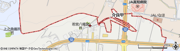 高知県高知市介良甲858周辺の地図