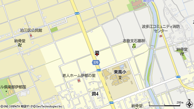 〒819-1105 福岡県糸島市潤の地図