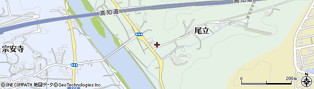 高知県高知市尾立82周辺の地図