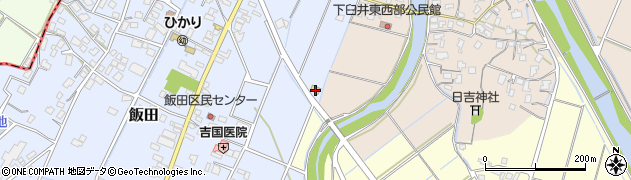 福岡県嘉麻市飯田95周辺の地図