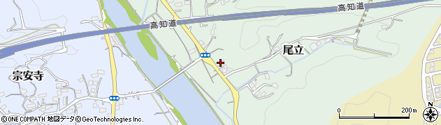 高知県高知市尾立98周辺の地図