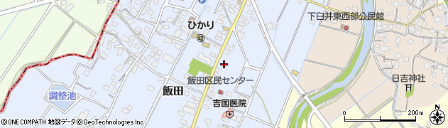 福岡県嘉麻市飯田149周辺の地図