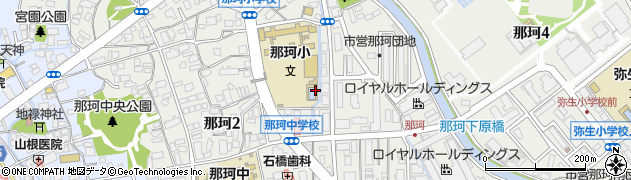福岡市公民館　那珂公民館周辺の地図