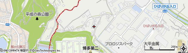 福岡県糟屋郡宇美町井野323周辺の地図