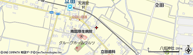 高知県南国市立田1589周辺の地図