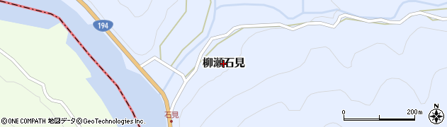 高知県いの町（吾川郡）柳瀬石見周辺の地図