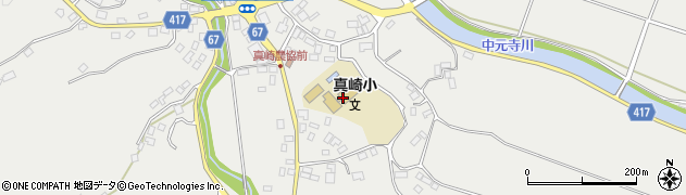 真崎小学童クラブ周辺の地図